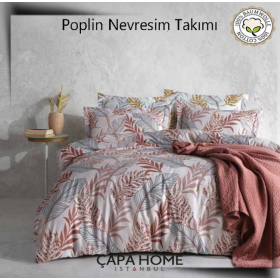 Çapa Home Poplin Nevresim Takımı %100 pamuk